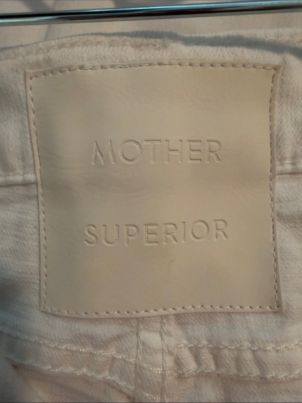 MOTHER SUPERIOR The Lil Kick It Jeans Totally Innocent White Size 29 NWOT - Picture 9 of 14